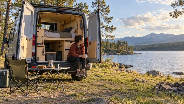 Transforme ton utilitaire en un espace de vie astucieux