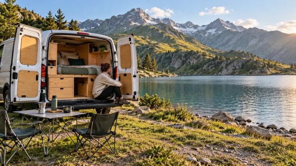 Transforme ton utilitaire en un espace de vie astucieux